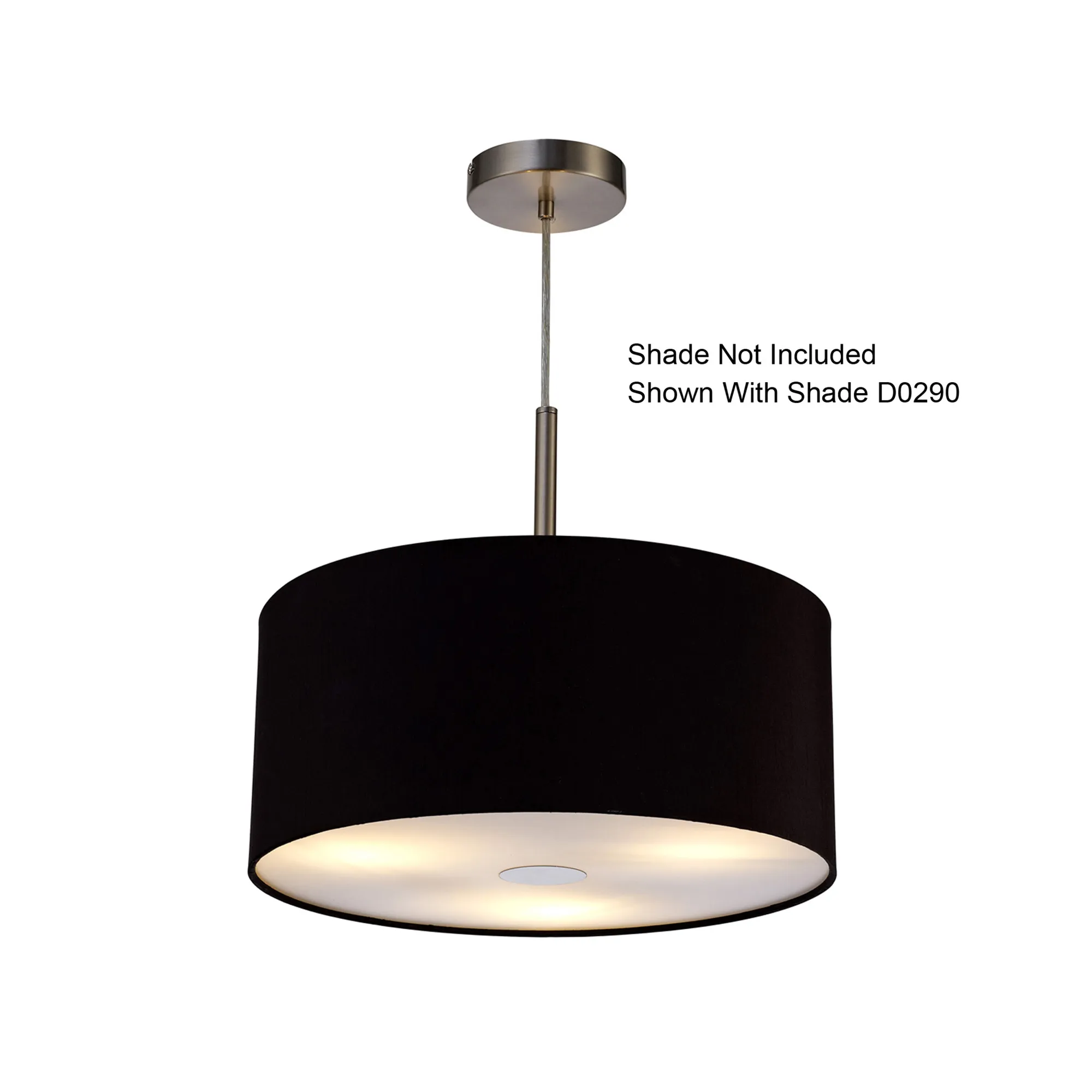 Baymont Pendant 3 Light Satin Nickel D0341  Deco Baymont SN